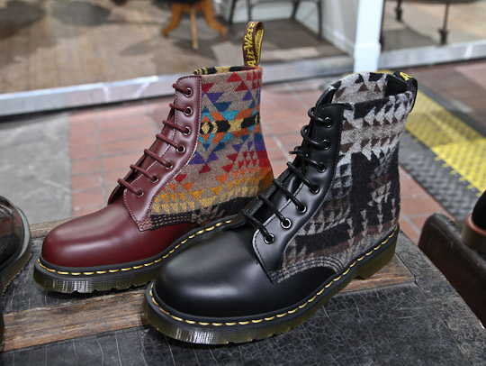 dr martens harris tweed boots