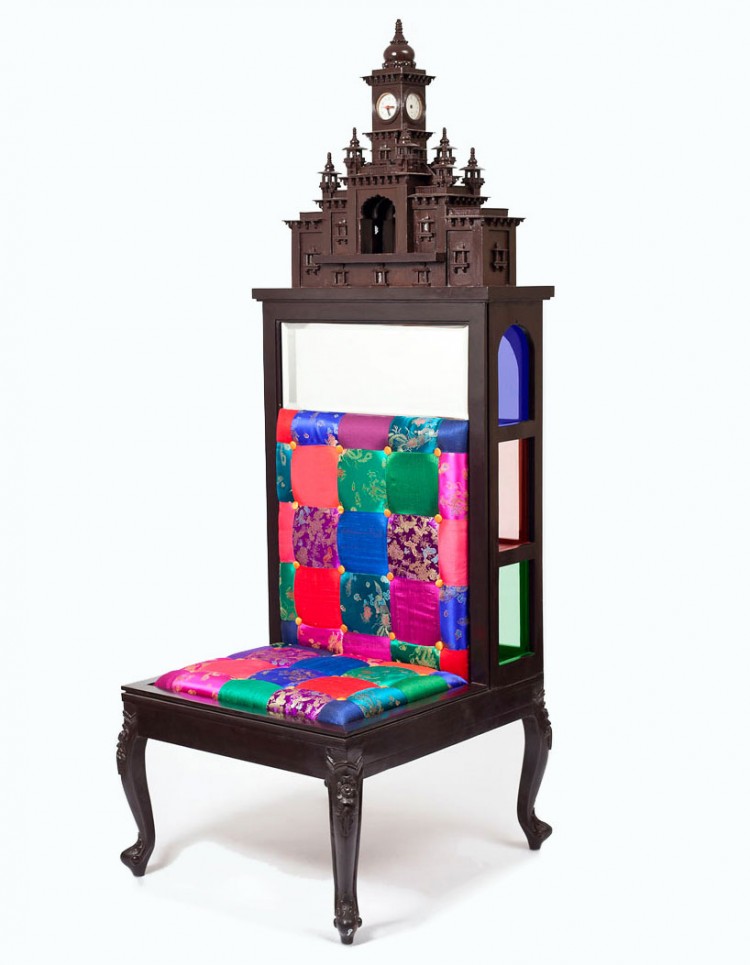 aparna repurposes salvaged antiques into whimsical chairs 1