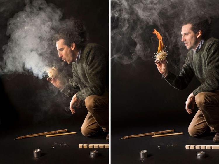 francesco faccin manually produces flame with re fire kit 1