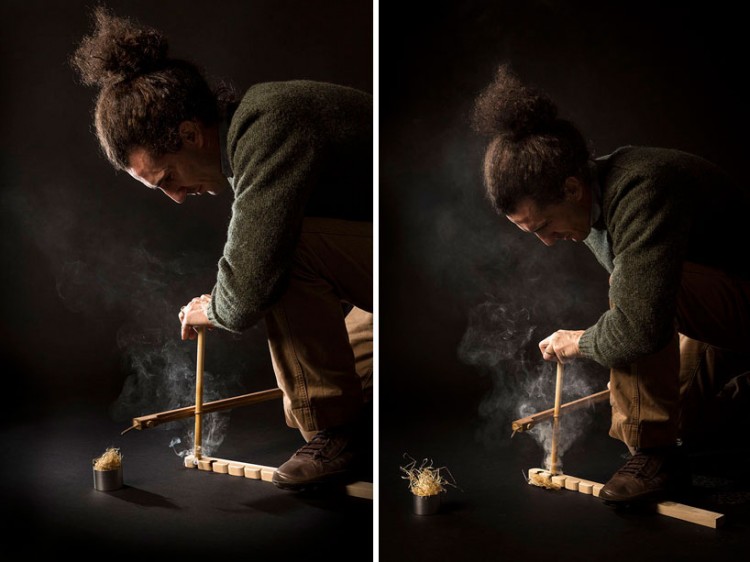 francesco faccin manually produces flame with re fire kit 2