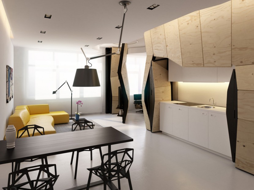 Apartment transforms and opens up like a playground 5