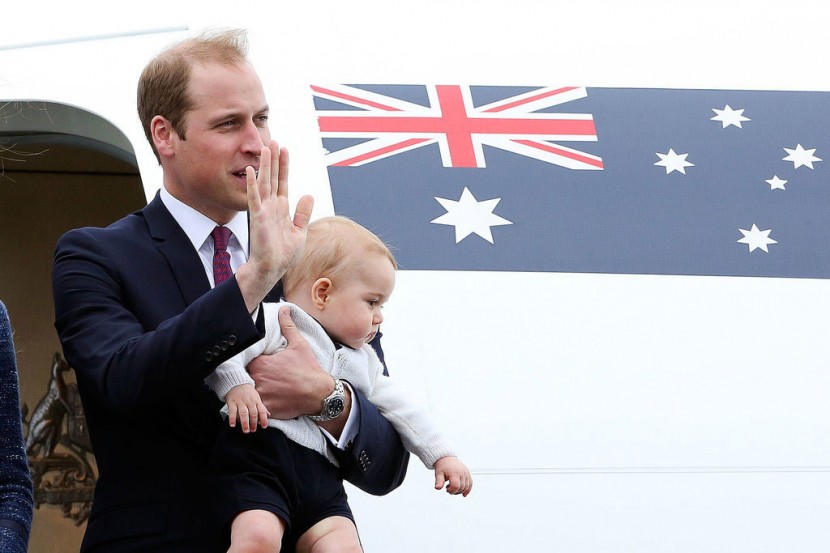 Prince George goodbye to New Zealand 11