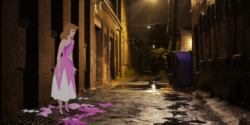 Disney princesses unhappily in real world 2