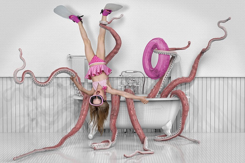 Father Photo Manipulations With His Daughters  5