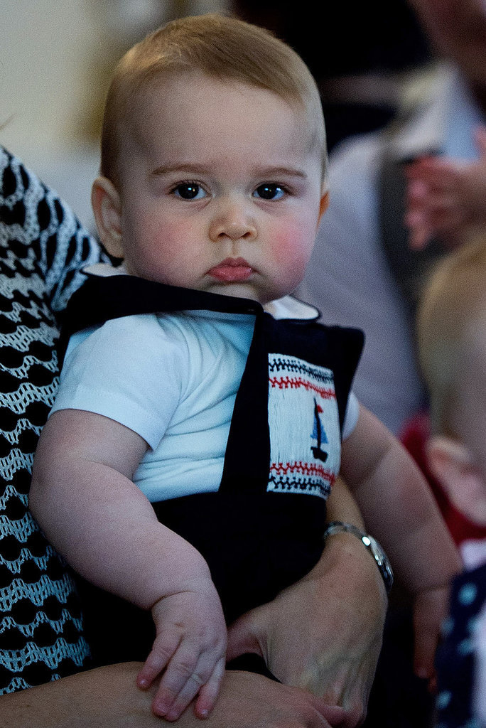 Prince George's Facial Expressions Just Like the Royals 11