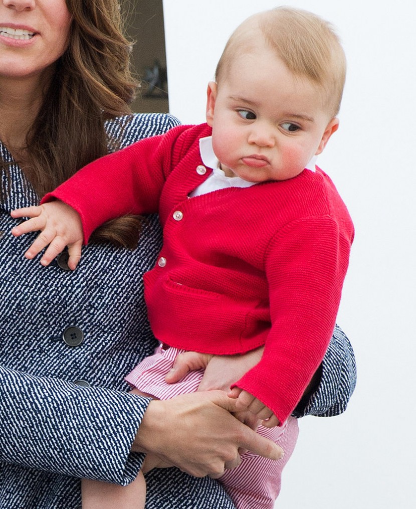 Prince George's Facial Expressions Just Like the Royals 15