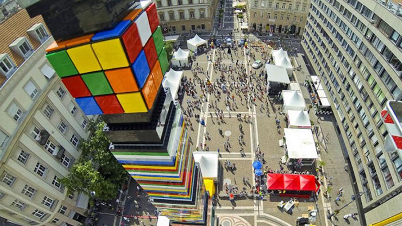 世界最高LEGO塔刷新記錄於布達佩斯 9