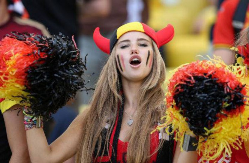 A 17-Year-Old Belgian World Cup Fan Won A Modelling Contract After Her Crowd Pic Went Viral 8
