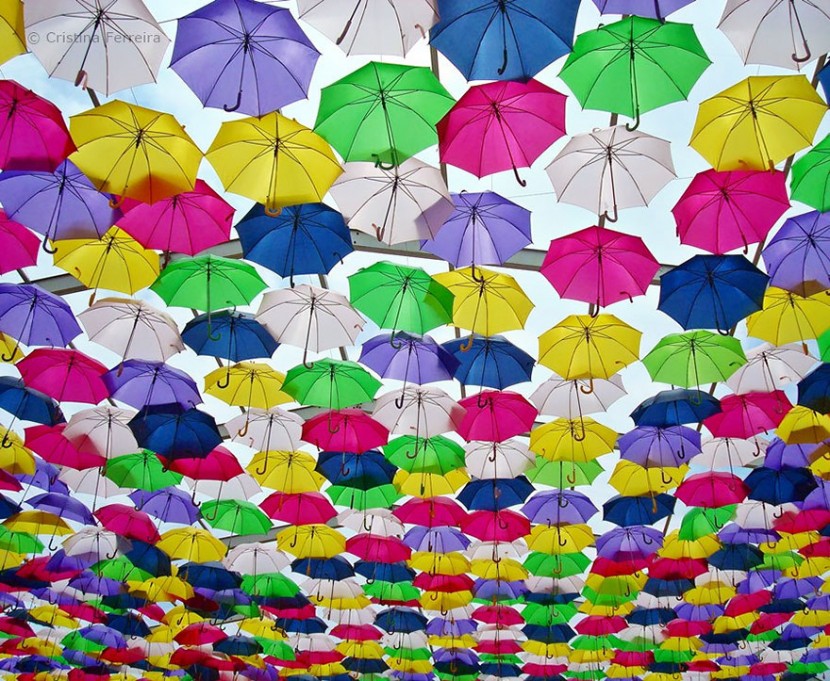 葡萄牙AgitAgueda藝術節，換了新衣裳的七彩雨傘街 6