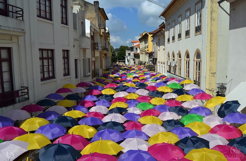 葡萄牙AgitAgueda藝術節，換了新衣裳的七彩雨傘街 9