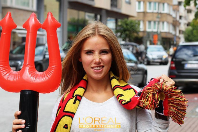 本屆世界盃最幸運的女足球迷，成了合約最短的L’Oréal廣告代言人 2