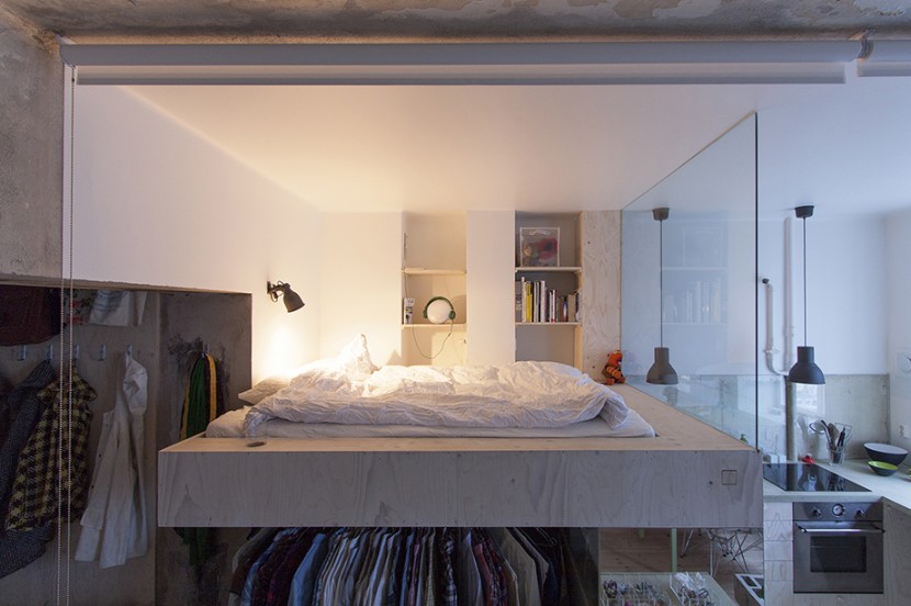 Tiny Former Storage Unit Transformed Into Lovely, Cozy Micro-Apartment 16