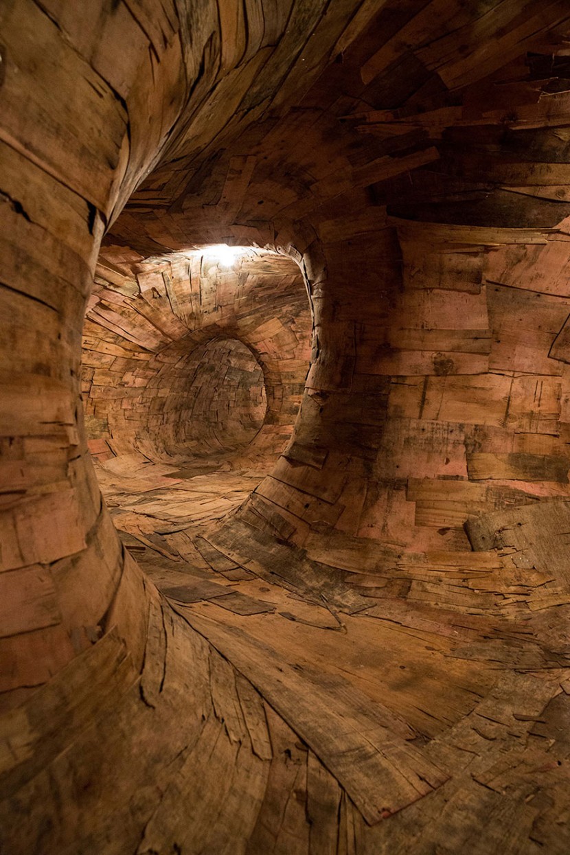 化腐朽為神奇！好想進到這個再生木頭做的隧道探險！ 7