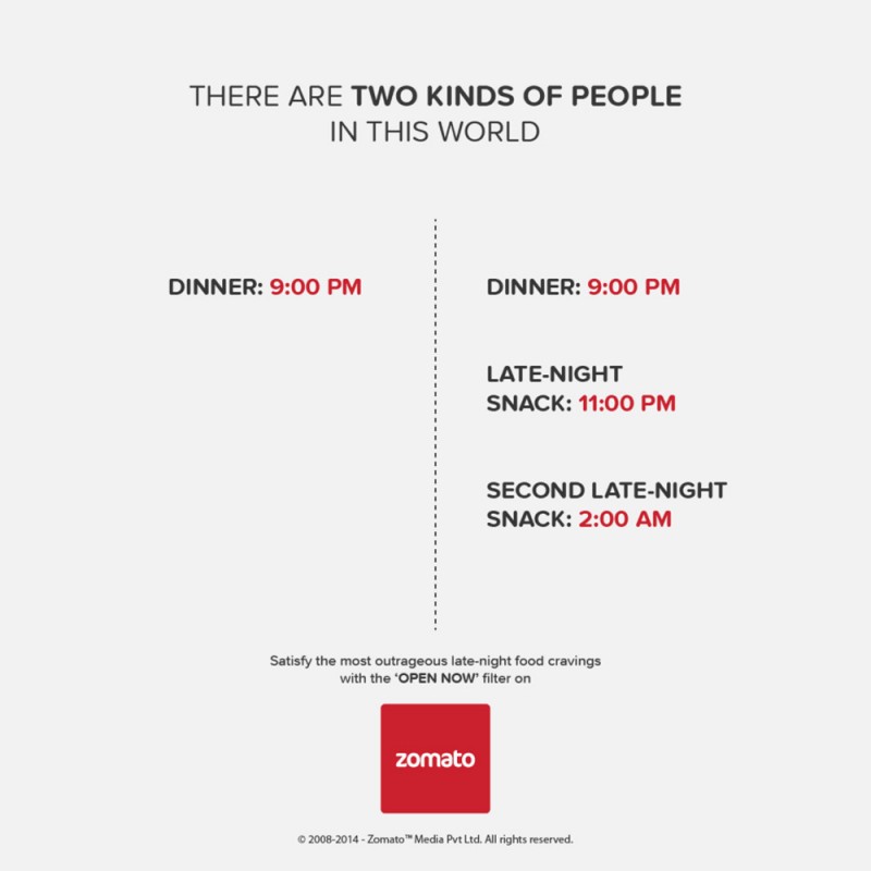 Witty Print Ads Show Two Different Kinds Of Eating Habits That People Have 17