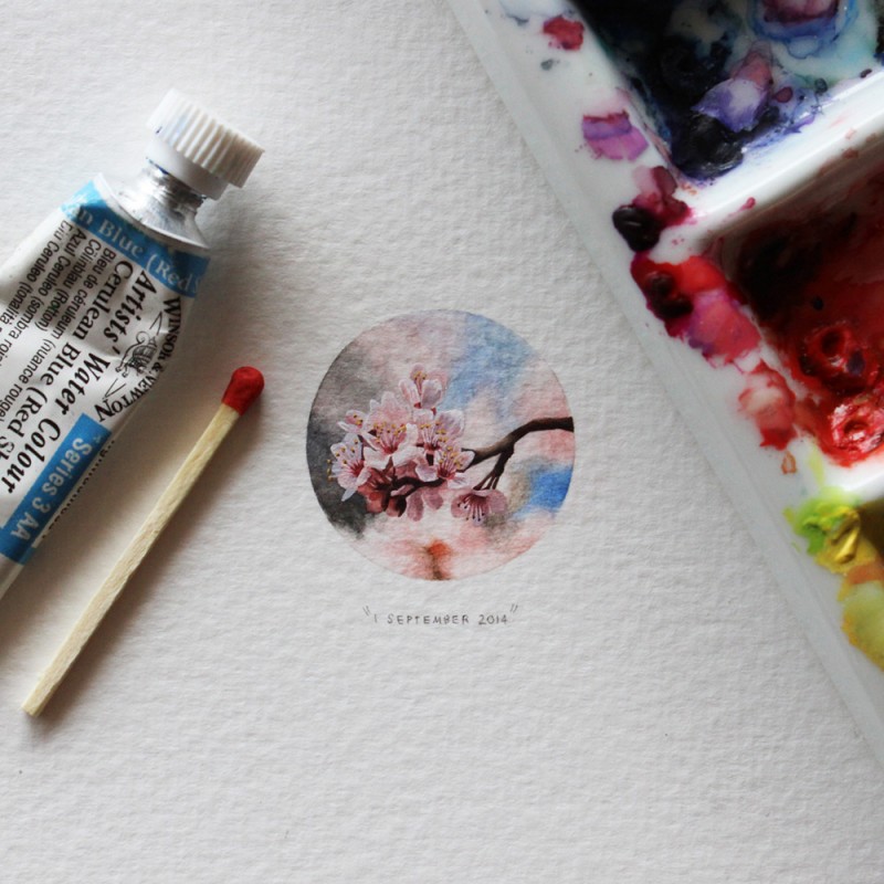 365 Postcards For Ants: Illustrator Creates One Mini Painting Per Day For A Year 7