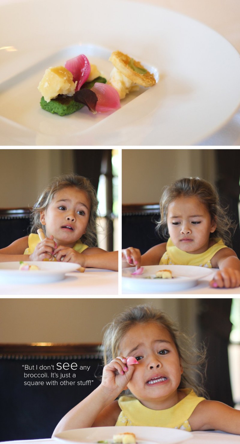 A Four-Year-Old Reviews the French Laundry 14