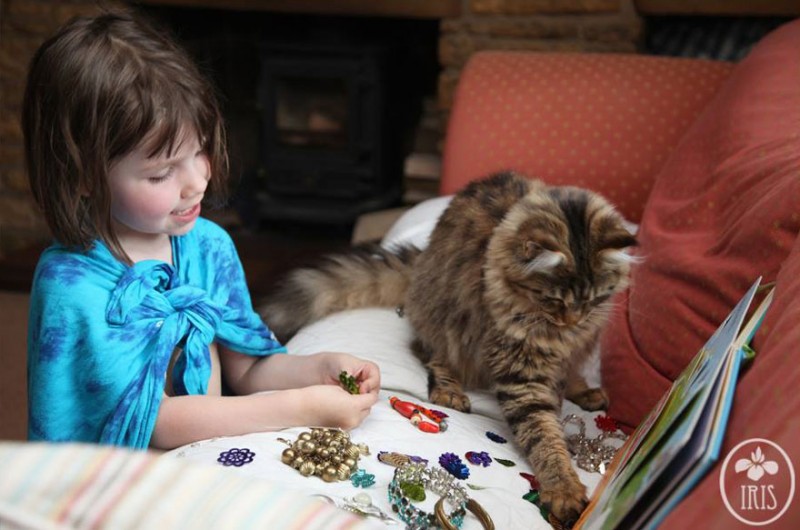 A Girl With Autism And Her Therapy Cat 14