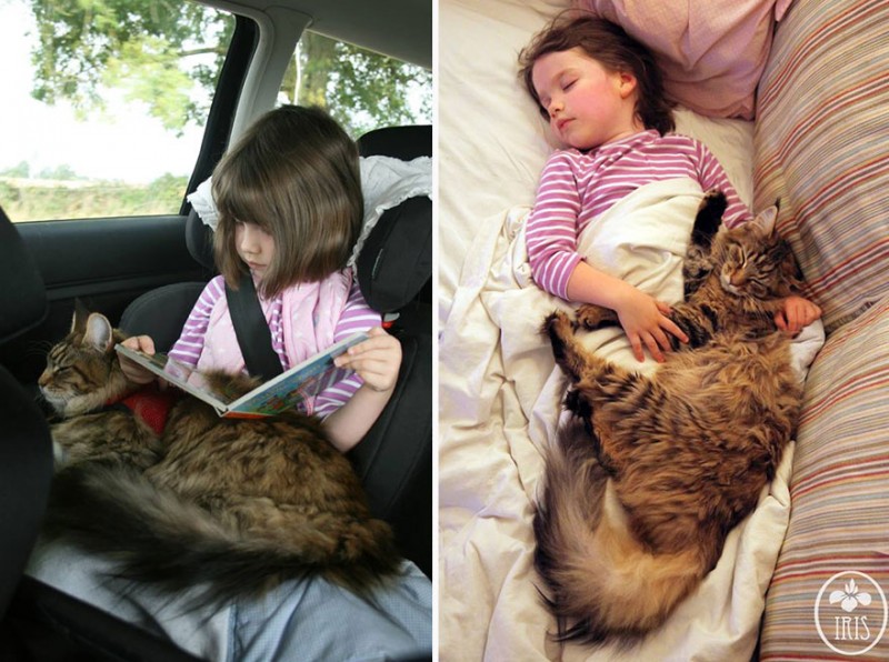 A Girl With Autism And Her Therapy Cat 15