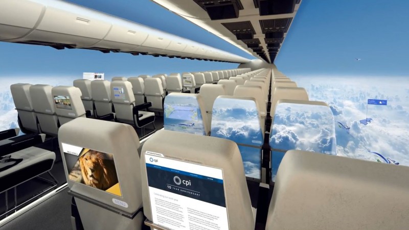 不用選靠窗的座位就能看到高空的美景， 英國CPI有望在十年內設計出全透明式飛機 3