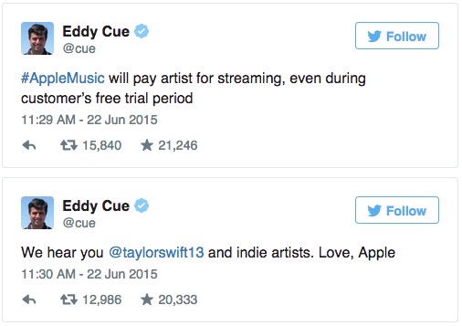 不只是成功的表演者！Taylor Swift給Apple的一封信，漂亮發聲為音樂人奪回權益 2