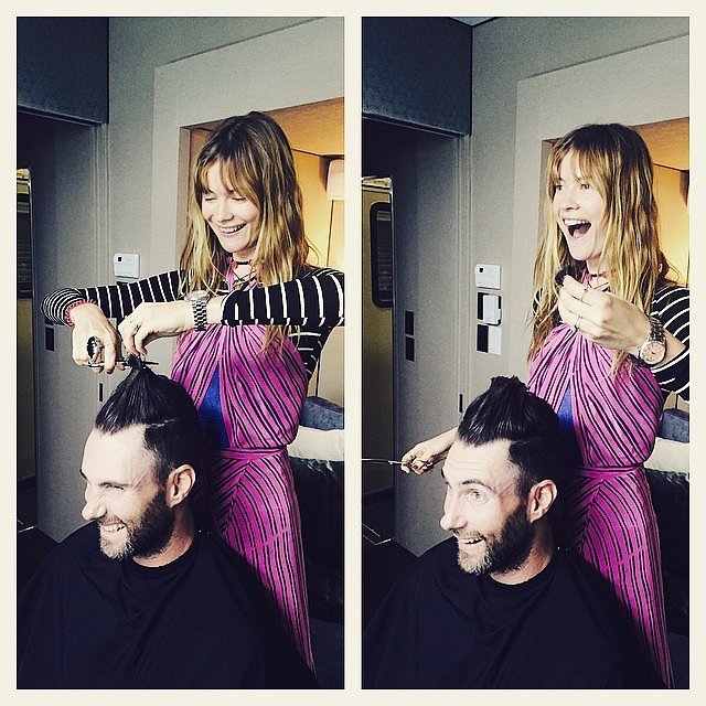 Adam Levine and Behati Prinsloo's Romance Is as Perfect as a Sunday Morning 2