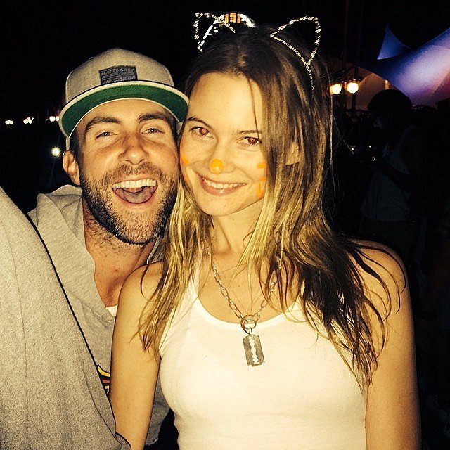 Adam Levine and Behati Prinsloo's Romance Is as Perfect as a Sunday Morning 7