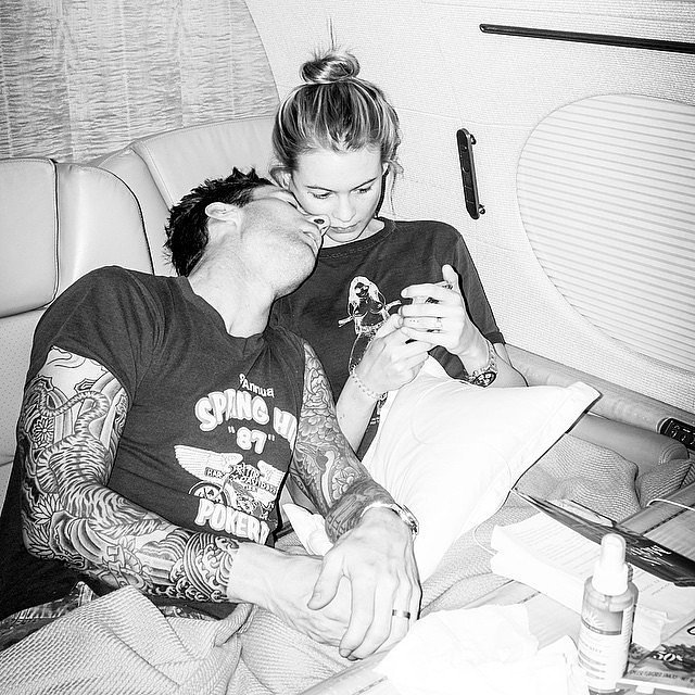 Adam Levine and Behati Prinsloo's Romance Is as Perfect as a Sunday Morning 10