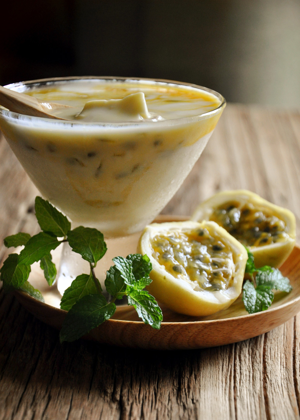 A Day Recipes: Yoghurt Panna Cotta with Passion Fruit 1
