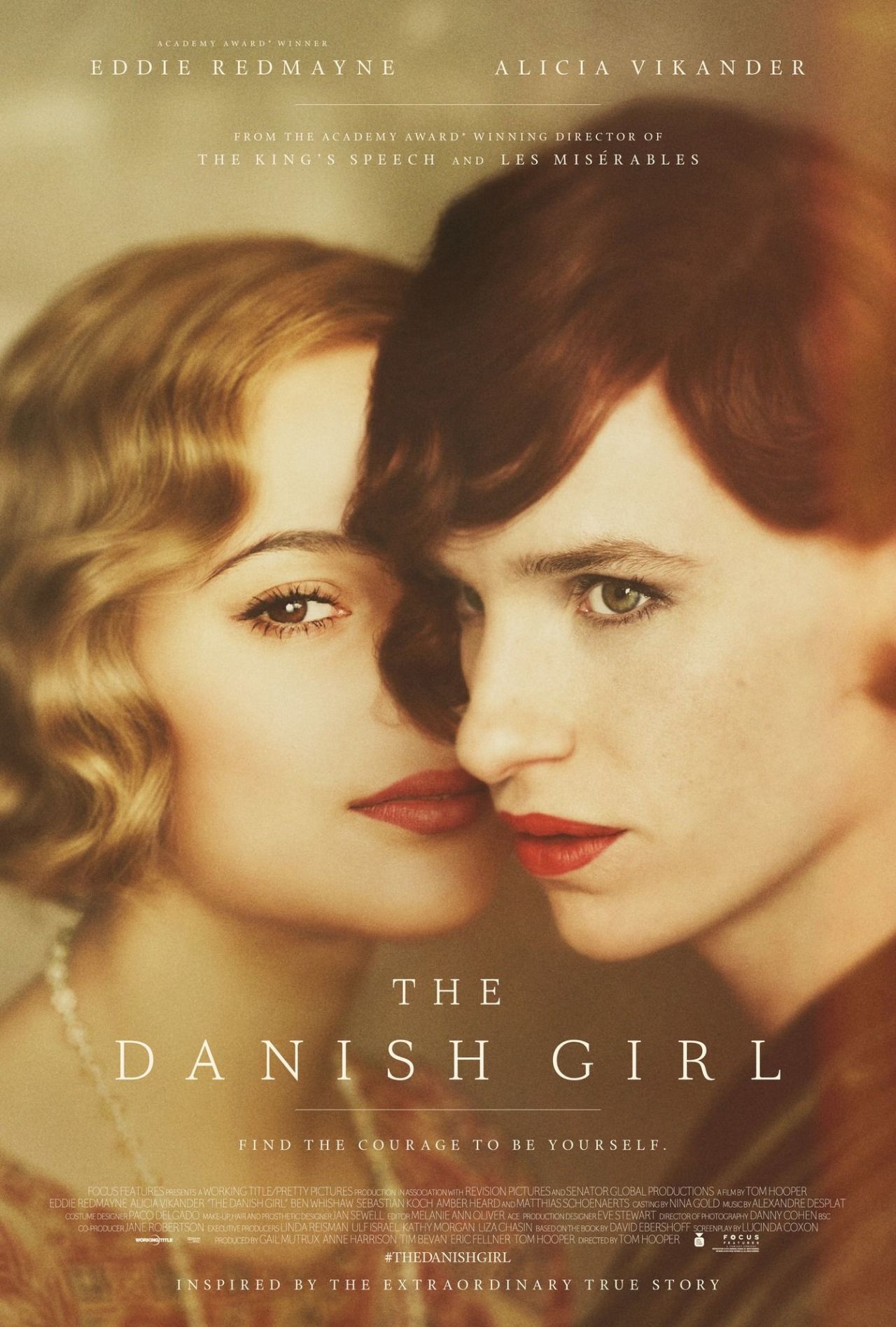 SEE THE FIRST POSTER OF EDDIE REDMAYNE AS A TRANSGENDER WOMAN IN 'THE DANISH GIRL' 2