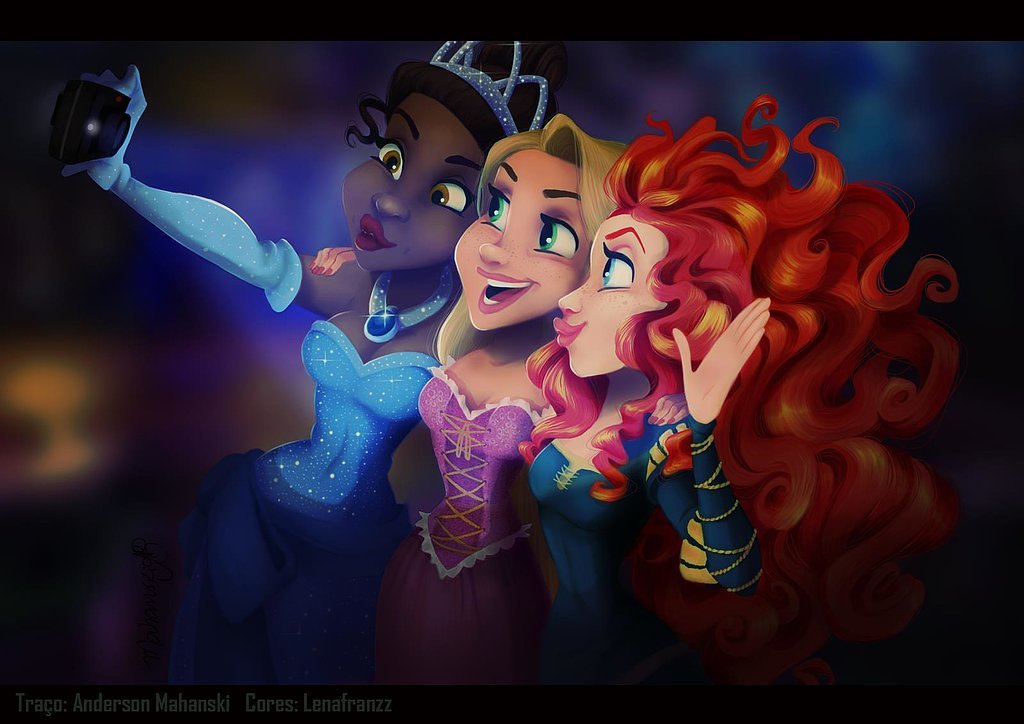 Even Disney Princesses Take Selfies 23
