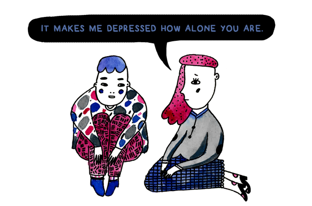 Honest Illustrations Show What People Say To Singles VS What They Really Hear 16
