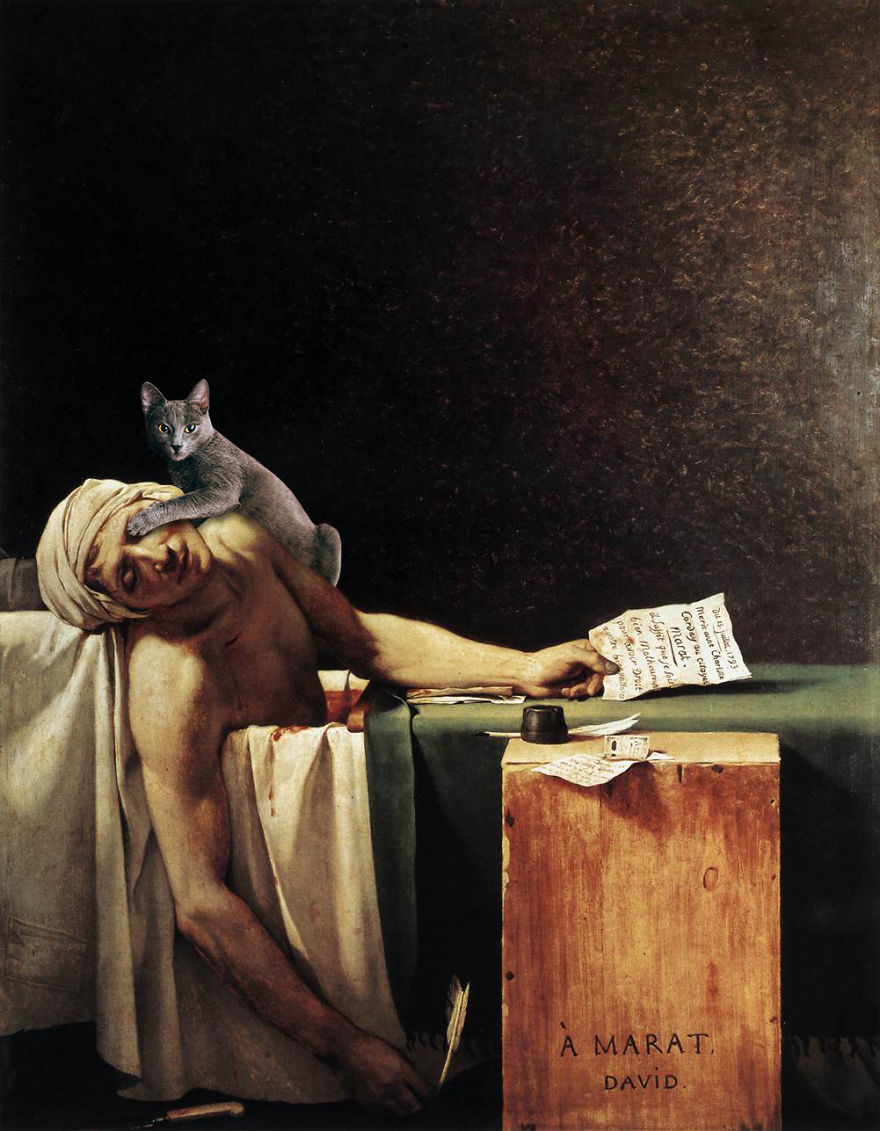 Photoshopping Your Cat Into Classic Artwork Will Never Get Old 6