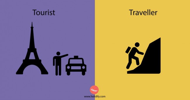 Tourist vs Traveller：14張圖片分辨出觀光客和旅行者的不同 1