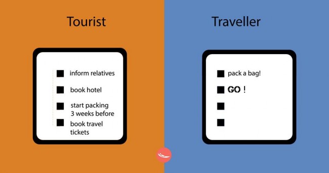 Tourist vs Traveller：14張圖片分辨出觀光客和旅行者的不同 4