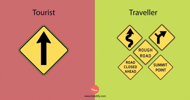Tourist vs Traveller：14張圖片分辨出觀光客和旅行者的不同 6