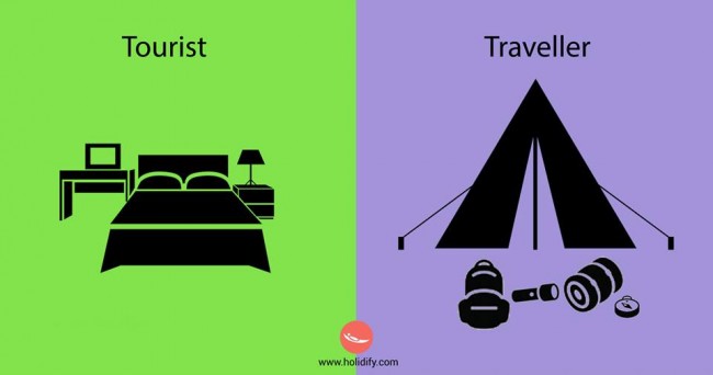 Tourist vs Traveller：14張圖片分辨出觀光客和旅行者的不同 7