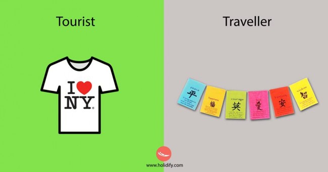 Tourist vs Traveller：14張圖片分辨出觀光客和旅行者的不同 8