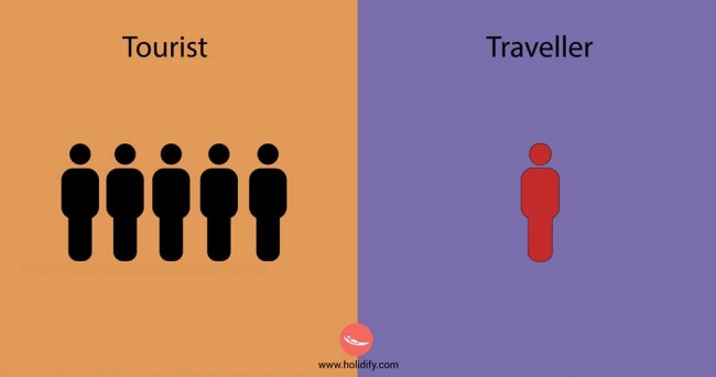 Tourist vs Traveller：14張圖片分辨出觀光客和旅行者的不同 9