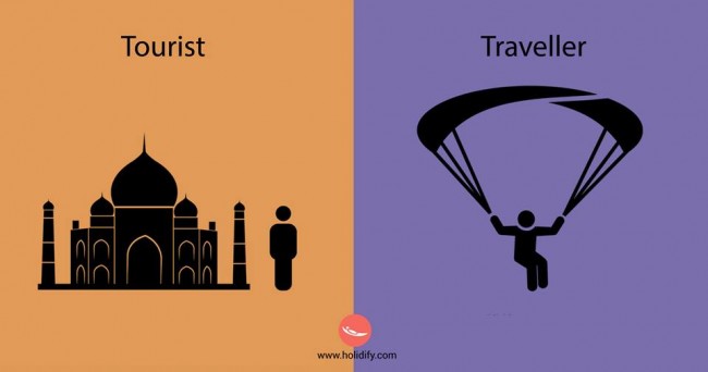 Tourist vs Traveller：14張圖片分辨出觀光客和旅行者的不同 10