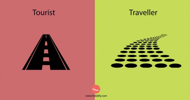 Tourist vs Traveller：14張圖片分辨出觀光客和旅行者的不同 11