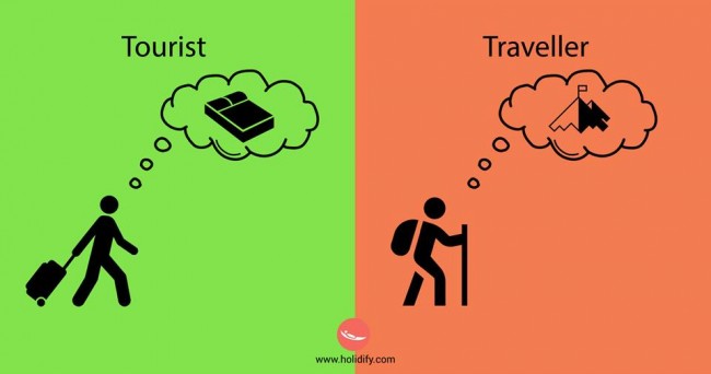 Tourist vs Traveller：14張圖片分辨出觀光客和旅行者的不同 12
