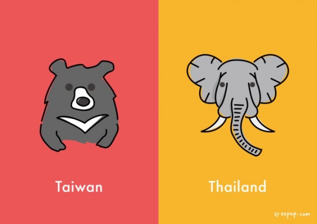 Taiwan？Tailand？10 張圖教會你的外國朋友「台灣」和「泰國」有什麼不同 1