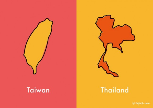 Taiwan？Tailand？10 張圖教會你的外國朋友「台灣」和「泰國」有什麼不同 5