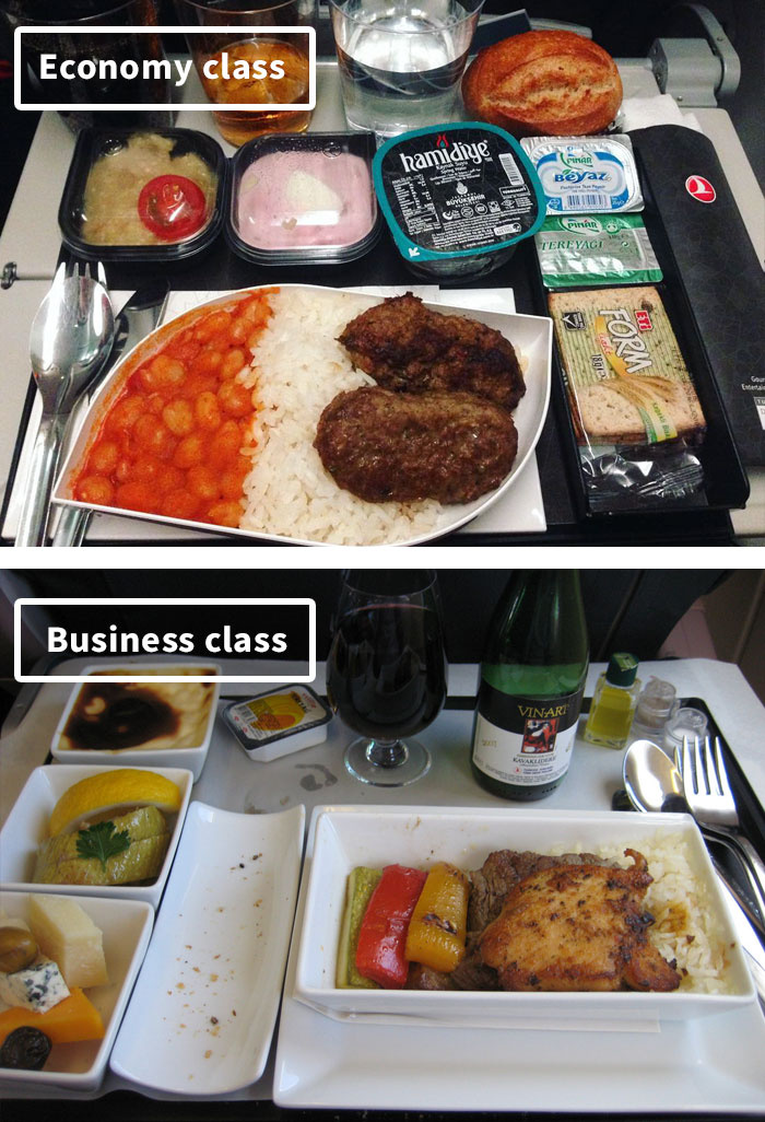 Airline Food: Economy Vs. First Class 6