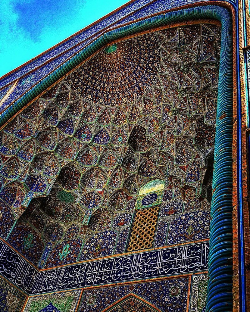 Beauty ceilings：來自伊朗清真寺裡的永恆煙火，只有抬頭才能遇見！ 4