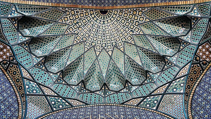 Beauty ceilings：來自伊朗清真寺裡的永恆煙火，只有抬頭才能遇見！ 7