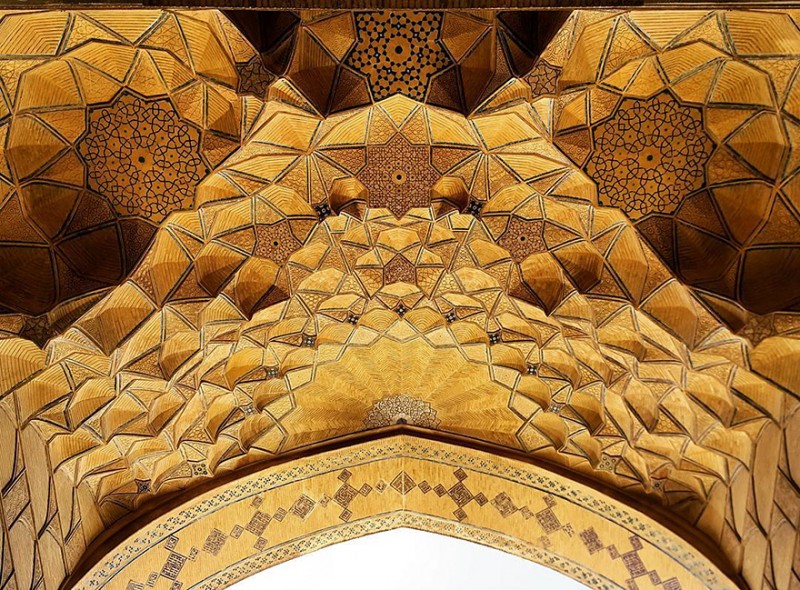 Beauty ceilings：來自伊朗清真寺裡的永恆煙火，只有抬頭才能遇見！ 9