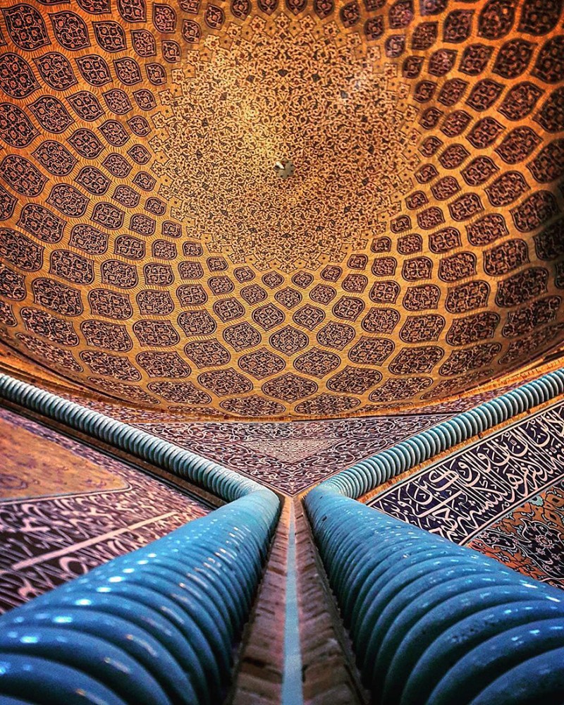 Beauty ceilings：來自伊朗清真寺裡的永恆煙火，只有抬頭才能遇見！ 12