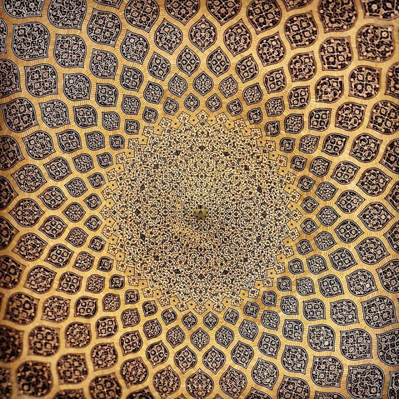 Beauty ceilings：來自伊朗清真寺裡的永恆煙火，只有抬頭才能遇見！ 16