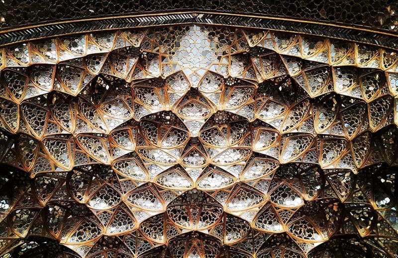 Beauty ceilings：來自伊朗清真寺裡的永恆煙火，只有抬頭才能遇見！ 18